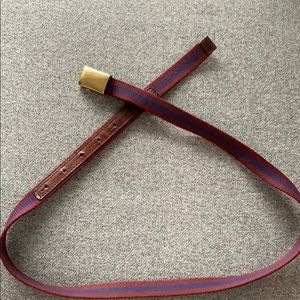 JCREW - Woven with leather details belt